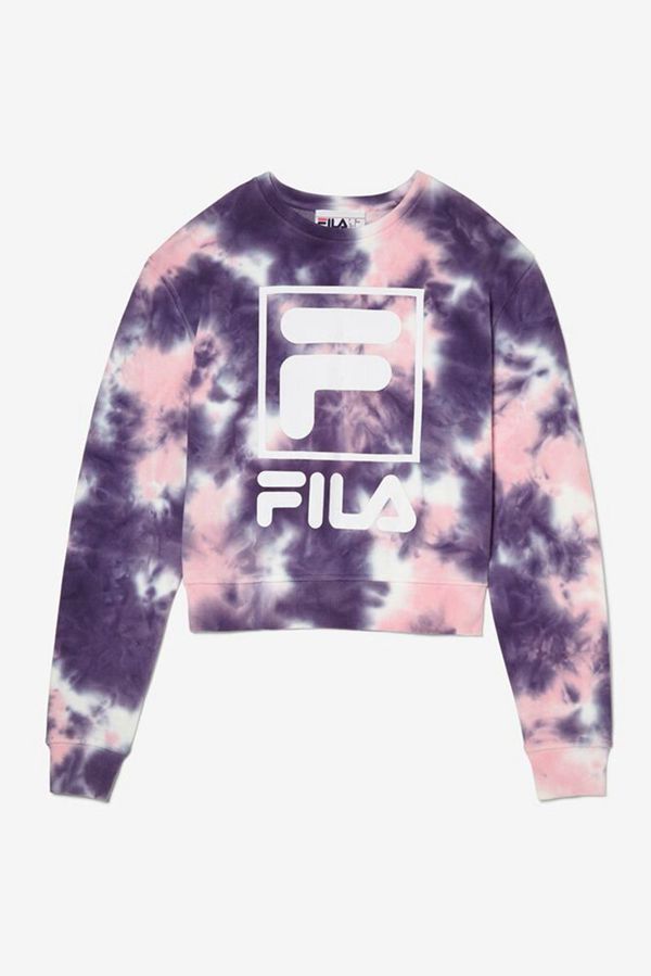 Fila Mikiny Damske Nachový / Ruzove - Ashley Tie Dye Crewneck Vypredaj - Slovakia 25796-IEQS